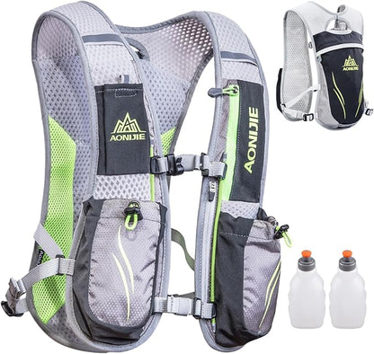 TRIWONDER Hydration Running Vest Backpack, Lightweight Water Pack for Men Women Hydration Backpack for Trail Race, Hiking, Cycling, Climbing, Camping, Jogging, Marathon