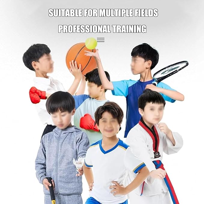 Agile Fitness Sports Training Light,Smart Reaction Training Light,USB Charging Design,Four Light Colours,Children's Football and Basketball Speed Training, 8-Light Version
