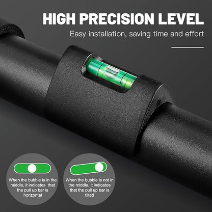 Adjustable Pull up Bar for Doorway No Drilling Required Home Gym Equipment with Comfortable Grip and Secure Locking for Upper Body Strength Training