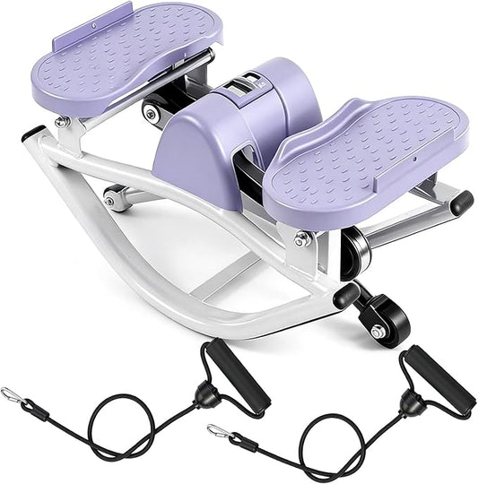 Rock Fitness Stepper, Portable Step Rocker Side to Side at Home, Aerobic Workout Machine Fitness Equipment Suitable for Apartment and Dormitory