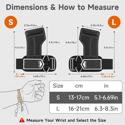 Non-Slip Gym Wrist Sraps for Weightlifting, Double Rubber Weight Lifting Straps with D Rings for Cable Machine Workout, Wrist Wraps with Cushion Wrist Loop for Men Women Deadlift