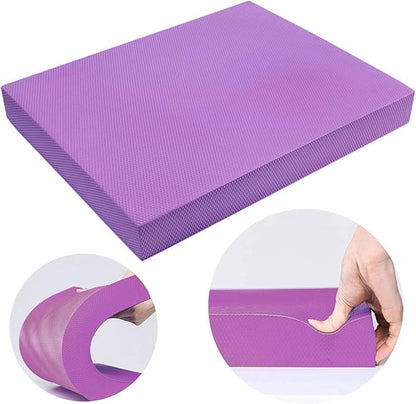 Estink Fitness Yoga Balance Mat, Professional TPE Yoga Balance Training Foam Pad Flat Support Soft Cushion Knee Pad High Rebound Exercise Fitness Yoga Mat for Yoga Flat Support Fitness Exercising