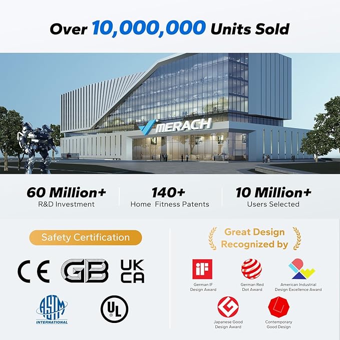 Merach Twister Arm Trainer, Adjustable Power Twister Bar, Chest Workout Equipment for Men, Portable Upper Body Workout Machine, Detachable Spring Resistance Home Fitness Equipment