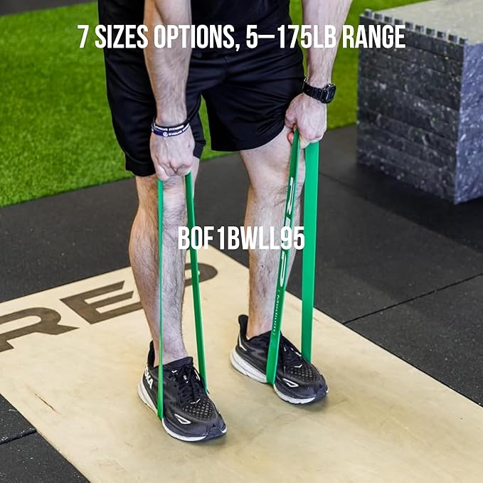 REP Fitness Short Resistance Bands for Strength and Conditioning. Multiple Resistance Levels Available from 5-230lbs. Sold as a Pair. 12" Length.