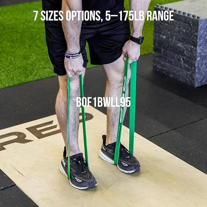 REP Fitness Short Resistance Bands for Strength and Conditioning. Multiple Resistance Levels Available from 5-230lbs. Sold as a Pair. 12" Length.