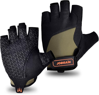 Workout Gloves for Women and Men, Breathable Weight Lifting Gloves, Grip & Shock Absorption, Full Palm Protection, for Gym Exercise, Fitness, Training & Cycling