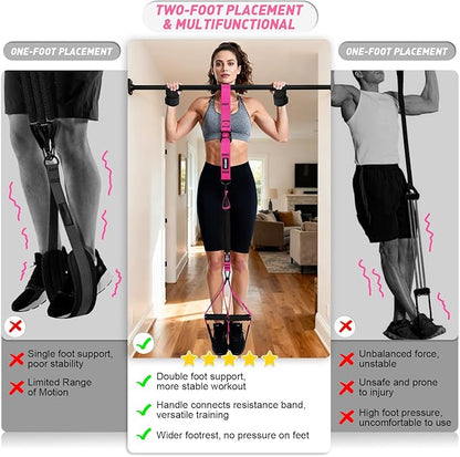 Upgraded Pull Up Assistance Bands for Women, Heavy Duty Resistance Bands with Handles, Exercise Band with Door Anchor, Workout Band Set for Pull Up Bar, Full Body Sculpting,Muscle Training, Home Gym