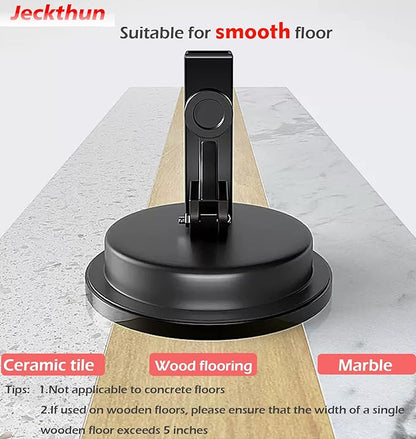 Black Sit Up Bar for Home Workouts - Abs Exercise Equipment with Foot Holder & Suction Cup Anchor