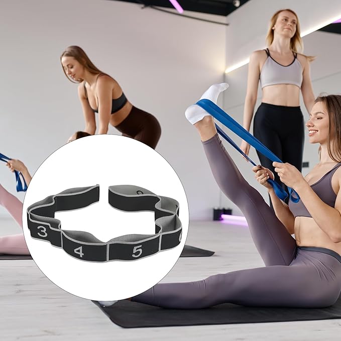 PATIKIL Exercise Bands, Yoga Stretching Strap Latin Elastic Bands for Physical Dance Stretch Pilates Resistance Bands