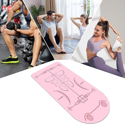 Exercise Equipment Mat - Extra Long Yoga Mat Non-Slip 5.25x2.3ft | Men And Women Exercising Mat, Sound Insulation Knee Joint Protector Pad For Ab Roller Wheel And Workout Accessories
