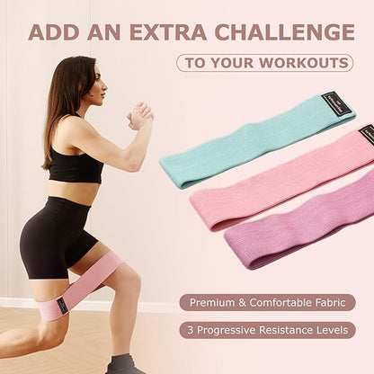 Pilates Ring Kit with Mini Ball & 3 Resistance Bands, at Home Pilates Equipment Set for Toning, Strength & Core Work, 15'' Magic Circle & 3-Level Bands