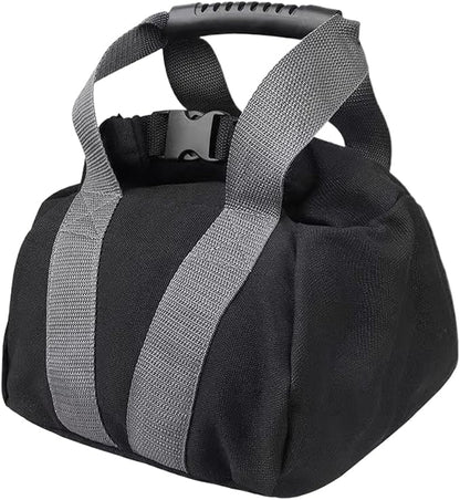 Adjustable Weight Sandbag, 0–35 Lbs Kettlebell Training Equipment, Portable Workout Bag with Handle for Fitness Strength Training Bodybuilding Yoga and Home Gym Exercise