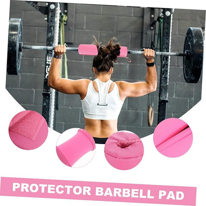 Milisten Fitness Barbell Cushion Pad for Shoulder Support Foam Squat Pad for Squats Lunges and Hip Thrusts Lightweight Portable Fitness Accessory Random Style