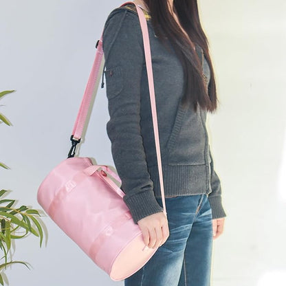 Mini Gym Bag for Women Small Duffle Bag Mini Gym Tote Bag Sport Bag for Yoga Swimming Dance (Pink)