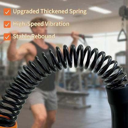 Ropeless Battle Ropes Weighted — 2 Pack Portable Cordless Battle Ropes for HIIT & Cardio Full-Body Workout Tool with Non-Slip Spiral Handles, Travel-Friendly Home Gym Equipment for Women & Men