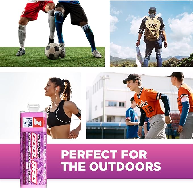 Cool RAG Extreme Cooling Towel for Heat Relief - PVA Cooling Towel for Workout, Gym, Running and for Other Outdoor Sports - Cooling Rag for Neck - Cool Towel for Quick Cooling