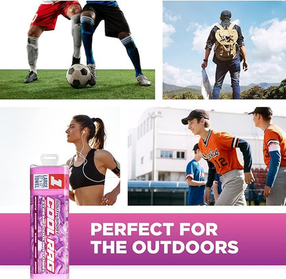 Cool RAG Extreme Cooling Towel for Heat Relief - PVA Cooling Towel for Workout, Gym, Running and for Other Outdoor Sports - Cooling Rag for Neck - Cool Towel for Quick Cooling