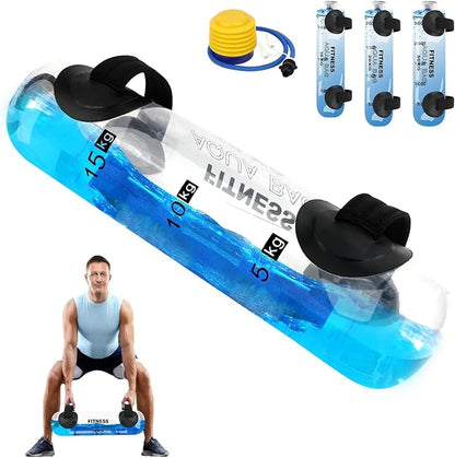 Adjustable Portable Water Weight Workout Sandbag Weight Bearing Fitness Water Bag Training Weightlifting Squat Equipment Stability Fitness Equipment