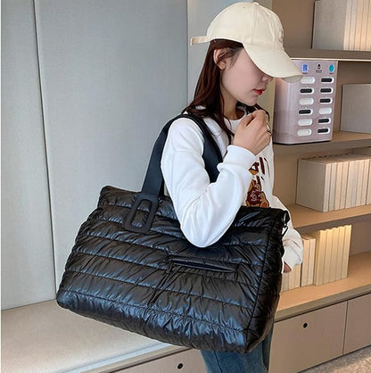 Gym B'ag, Waterproof Fabric, 52x35x22cm, Travel Duffle Holdall With Padded Shoulder Strap, Sports Gym B'ag With Wet Pocket, Spacious Design, For Outdoor, Travel, Workout, Fitness, Swimming, Yoga