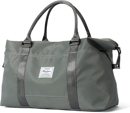 Small Gym Duffel Bag, Travel Weekender Bags for Women, Overnight Gym Carry On Tote Bag with Wet Pocket, Hospital Mom Bag for Labor and Delivery - Green