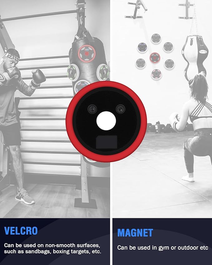 Reaction Training Lights, 6+1 Sports Speed & Agility Training LED Lights for Football, Fitness, Boxing, Sports Training Equipment, for Coaches, Gyms and Individual Athlete Workouts