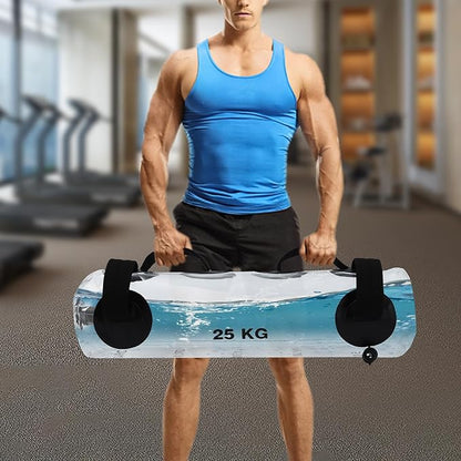 Filled Hydro Core Training Bag, Water Weight Aqua Bag, Exercise Sandbag Alternative Power Water Weight Bag with Extra Handle and Clear Marks Water Filling for Gyms, Homes, Sports Halls