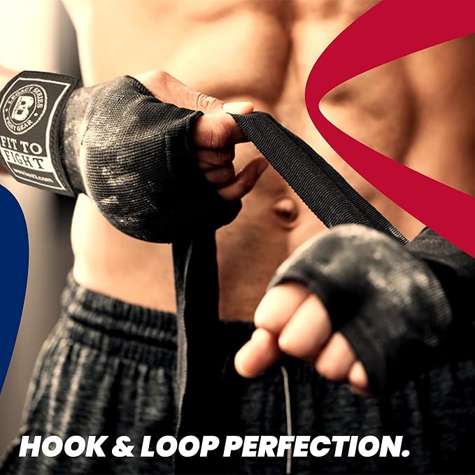 Bout3® Gel Boxing Handwraps for Men & Women - Inner Gloves with Gel Padding for Wrist Support, Comfort, 80cm Long Straps, Impact Protection - Ideal for Boxing, MMA, Kickboxing, Training