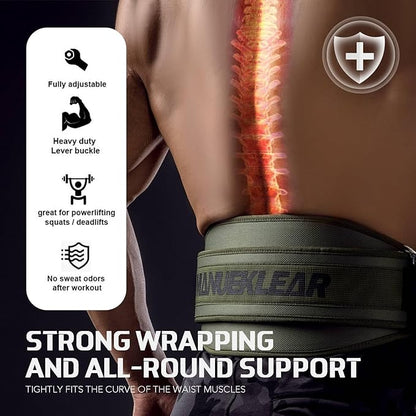 Weight Lifting Belt, Lifting Belts for Women Men,MANUEKLEAR Weightlifting Belt Quick Locking Back Support for Bodybuilding, Fitness, Powerlifting, Cross Training, Squats, Workout, Exercise