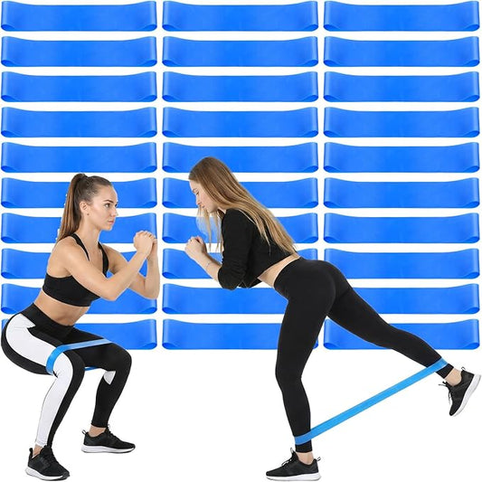 30 Pcs Resistance Bands Resistance Loop Exercise Bands Exercise Equipment Elastic Drap Ring for Women and Men Home Fitness, Gym, Yoga