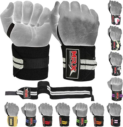 MRX Weight Lifting Gym Training Wrist Wraps for Wrist Support Bodybuilding Workout Wrap Men/Women