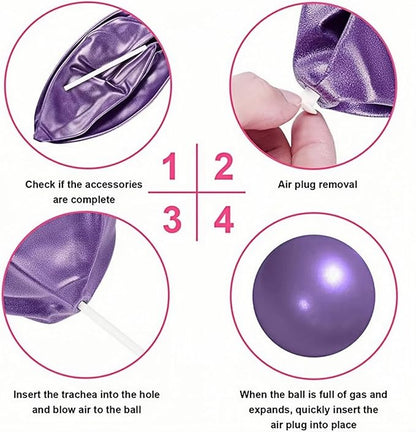 Small Pilates Ball 9 Inch Small Exercise Ball Mini Workout Yoga Balls for Gym Yoga, Core Training, Fitness, Workout, Stability, Improves Balance