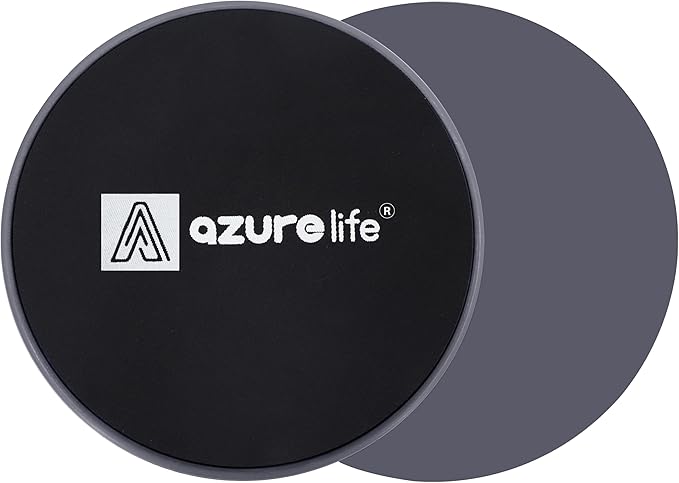 Exercise Core Sliders, Dual Sided Exercise Gliding Discs Use on Carpet or Hardwood Floors, Light and Portable, Perfect for Abdominal&Core Workouts
