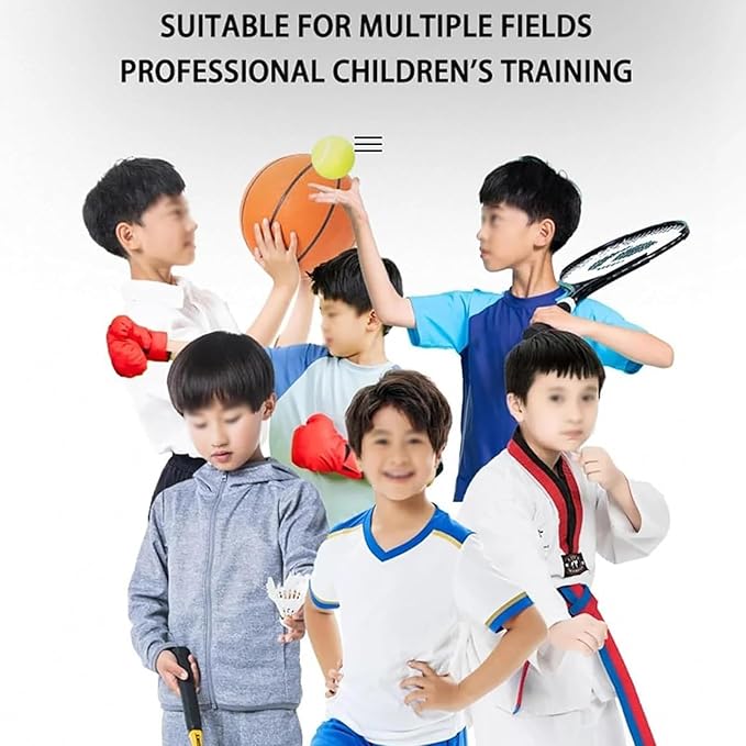 Reaction Training Lights, 6 Lights Agile Fitness Light, Speed Training Equipment, 4 Modes & 4 Light Color, for Football, Boxing, Fitness, Sports