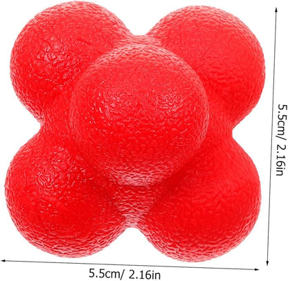 ibasenice Hexagonal Agility Training Fitness Reaction for Sports Improve Reflexes Coordination Material for Drills Partner Workouts High Difficulty