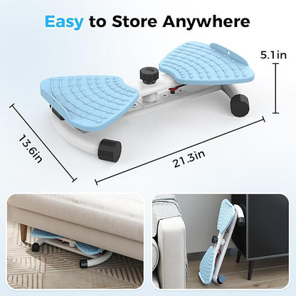 Waist Twister Machine Exercise, Ab Twister Board for Exercise, Waist Twisting Fitness Tool, Core Trainer for Women Belly Fat Loss, Home Gym Workout Equipment, Noiseless, 300 lbs Capacity