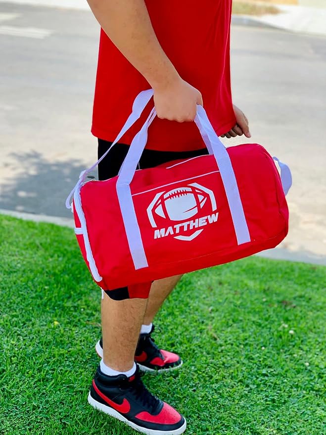 Personalized Sport/Gym Roll Duffel Bag - Fitness & Weight Training