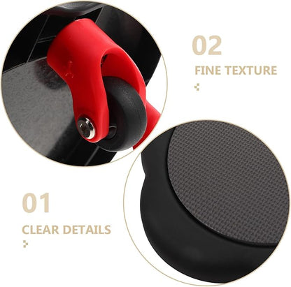 GALPADA Five-wheel Ab Roller Sliders Core Workout Equipment Dual-sided Gliding Discs Portable Abdominal Exercise Trainer for Home and Travel Fitness