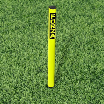 FORZA Slalom Agility Poles | Improve Endurance, Speed & Footwork | Color, Size & Rubber Base Options Available [8 Pack]