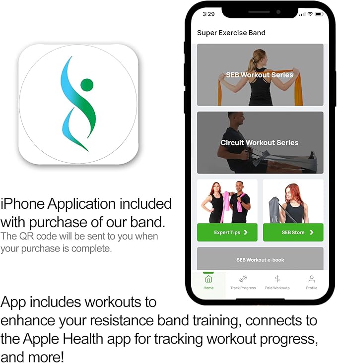 Resistance Band for Working Out | Super Exercise Bands 8,16,24 Yard Bulk Rolls |10 Strengths in Light Medium and Heavy Resistance Bands | Latex Free Workout Bands Including App and e-Book