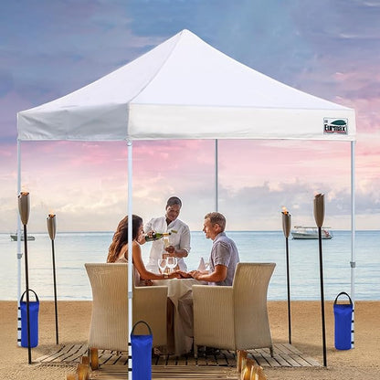 Eurmax USA 145 LBS Weight Capacity Pop up Gazebos Weights Sand Bags for Pop up Canopy Tent Pergola Outdoor Instant Canopies, 4-Pack (Without Sand) Blue