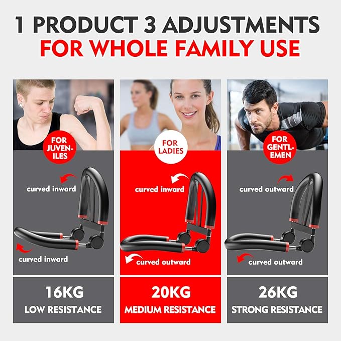 Ab Machine for Home Gym – All-in-One Abs Workout Equipment, Core & Sit Up Trainer for Stomach Exercise, USA Patented Ab Crunch Machine, Black