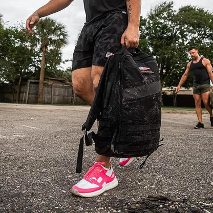 GORUCK Rucker 4.0 25L Black - Purpose Built Rucking Backpack, Military Weight Training Rucksack w/Ruck Plate Pocket and Extra Padded Straps