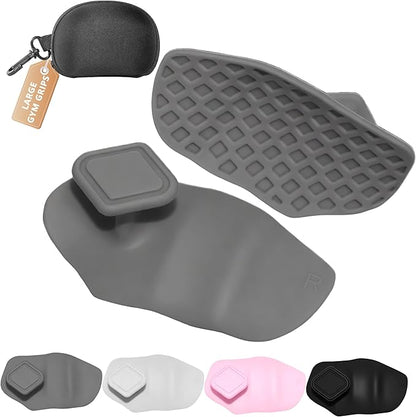 Silicone Gym Grips for Weight Lifting,Workout Gloves for Women Men Alternative,Anti Slip Gym Workout Grip,Rubber Gym Hand Grips-Weightlifting Grips Pad for Barbell,Pull Up,Ryptfit,Training