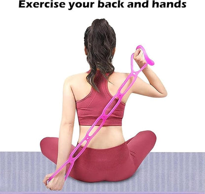 7 Ring Adjustable Loop Resistance Bands for Working Out Walk at Home，Workout Bands Exercise Stretch Band for Women&Men Fitness, Yoga, Pilates-Non-Slip, Durable Rubber, Home/Gym Use