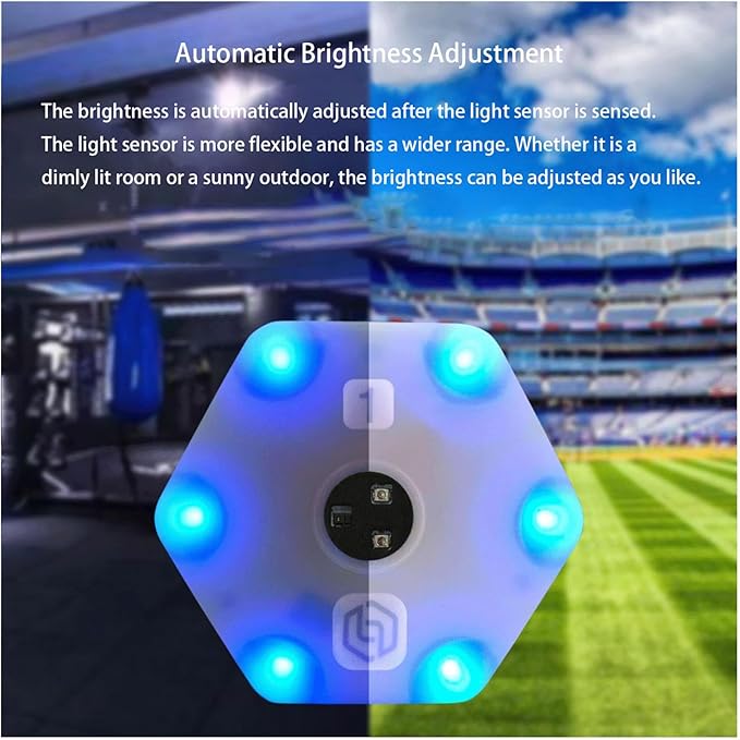 Reaction Training Lights - Hand Eye Coordination Agility Trainer Equipment for Speed and Reaction Time