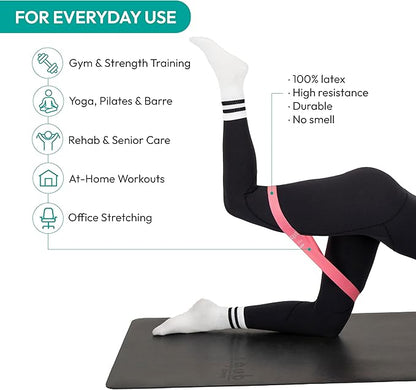 Fitness Resistance Bands Set Stretch Bands for Exercise Bands Resistance for Home Workout Bands, with Handles Bands for Working Out Portable Fitness Bands Resistance Bands for Women Elastic Band