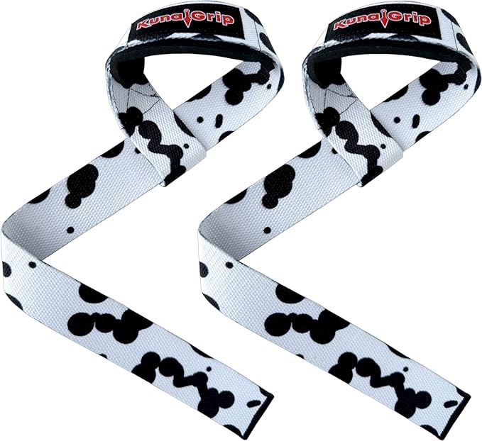 Anime Lifting Straps - Padded Wrist Straps for Weightlifting, Bodybuilding, Gym Workouts, Powerlifting, Deadlifts & Fitness (Soft Cotton 23.5 inch, 1 Pair)