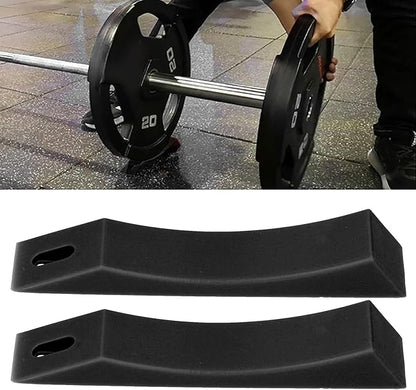 Tissting Deadlift Jack Alternative - Heavy Duty Barbell Wedge for Easy Loading & Unloading Weight Plates | Ideal for Powerlifting,Home Gym | Premium Silicone, Non-Slip Base