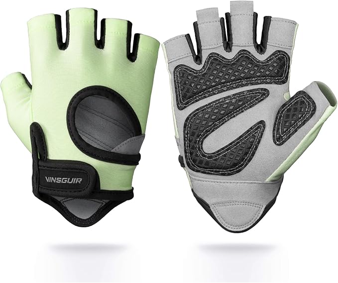VINSGUIR Workout Gloves for Men and Women, Weight Lifting Gloves with Excellent Grip, Lightweight Gym Gloves for Weightlifting, Cycling, Exercise, Crosstraining, Pull ups, Fitness, Climbing and Rowing