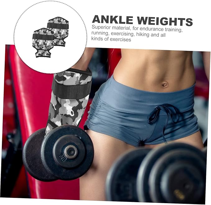 Mipcase Adjustable Weighted Ankle Weights for Men and Women Total Each Portable Strength Training Sandbags for Running Walking and Fitness Workouts